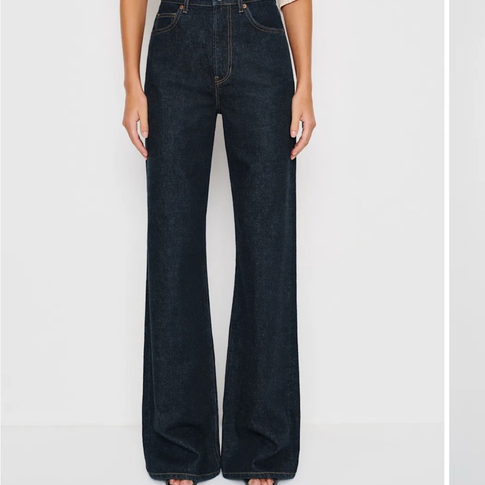 Reformation High Rise Dark Blue Women's Jeans